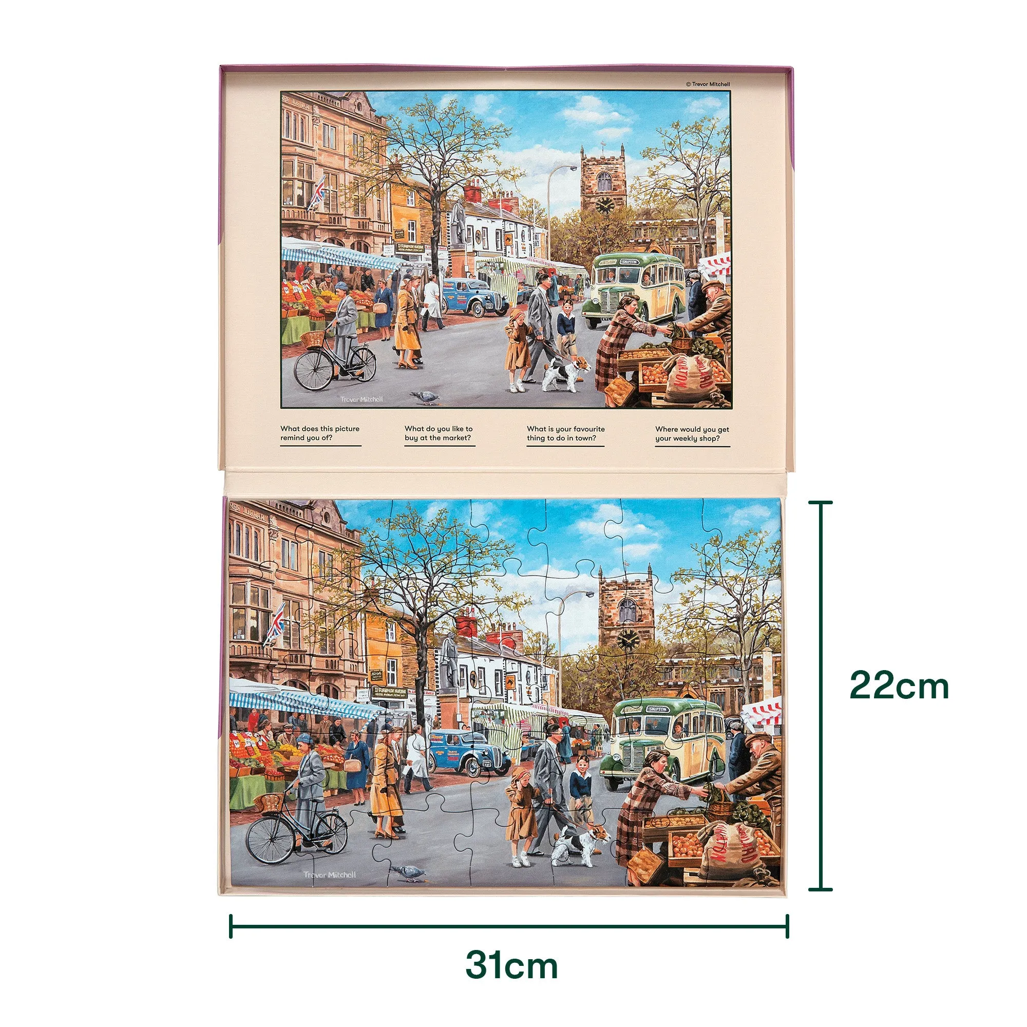 35 Piece Jigsaw Puzzle - Autumn Market - VAT Free