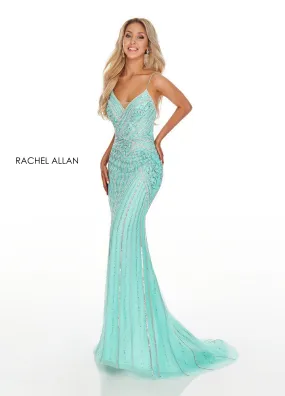 7084 Prom Dress Aqua