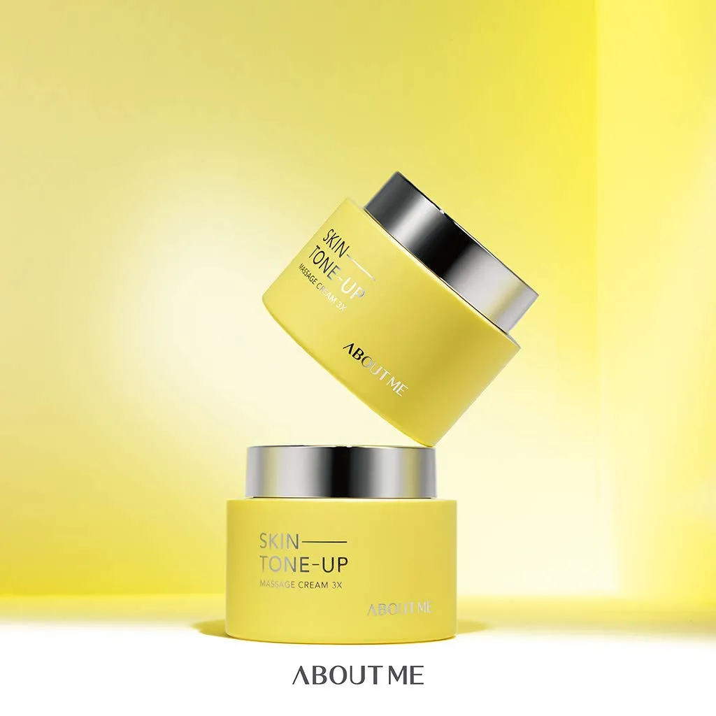 ABOUT ME SKIN TONE UP MASSAGE CREAMs 3X 150ml Korean Skincare Facial lemon