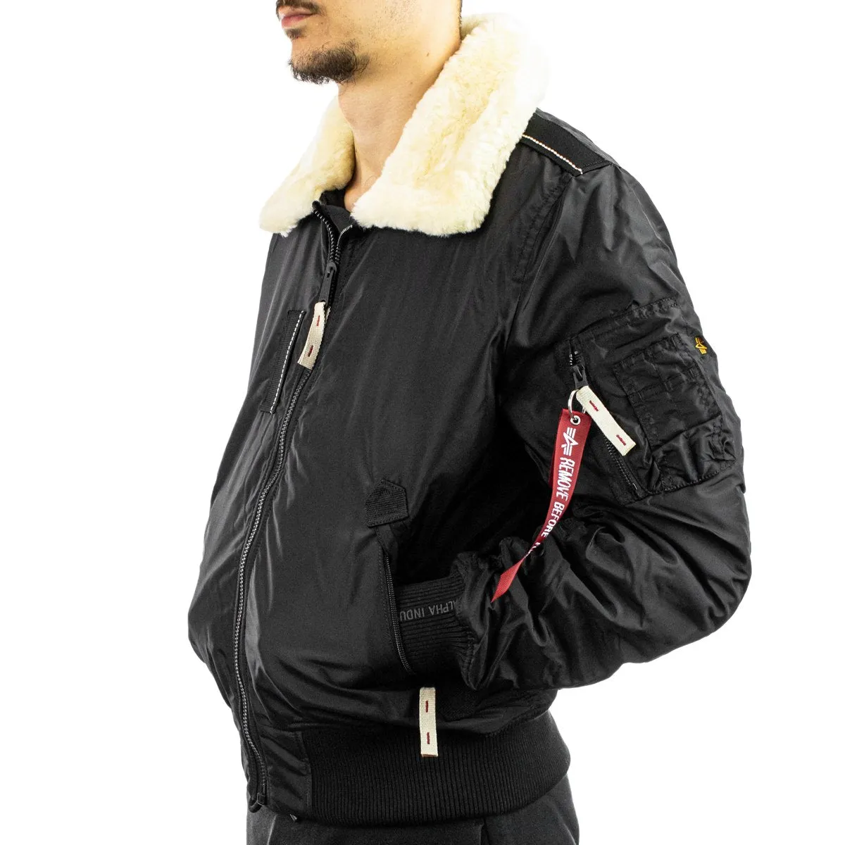 Alpha Industries Inc Injector III Winter Jacke 143104-461 - schwarz-beige