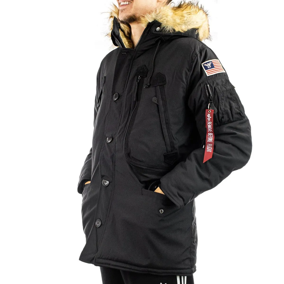 Alpha Industries Inc Polar Winter Jacke 123144-03 - schwarz