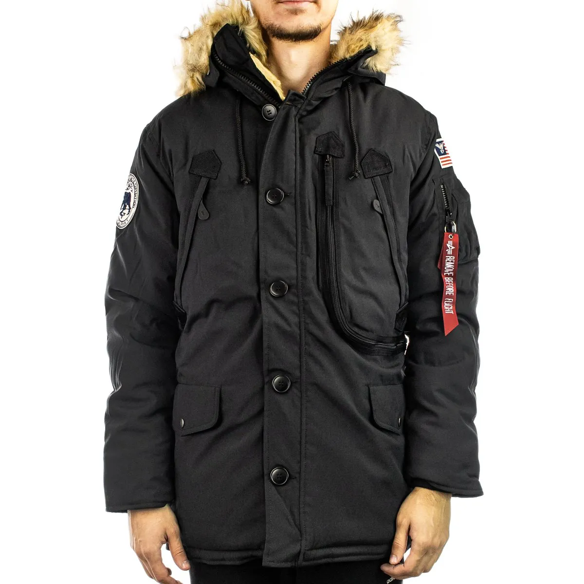 Alpha Industries Inc Polar Winter Jacke 123144-03 - schwarz