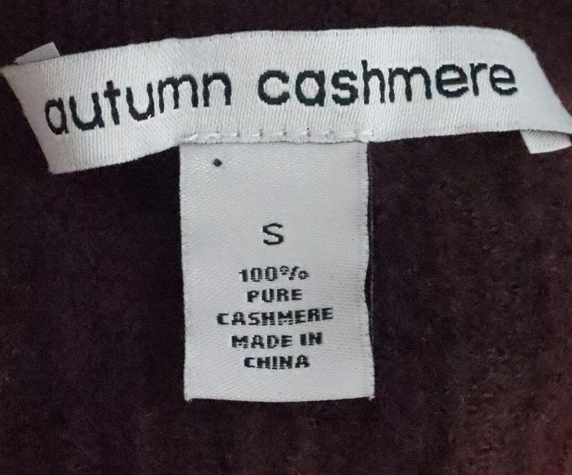 Autumn Burgundy Cashmere Sweater sz 0