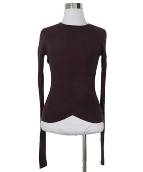 Autumn Burgundy Cashmere Sweater sz 0