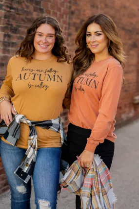 Autumn Is Calling Long Sleeve Tee