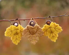 Autumn Leaf Baby Ornaments