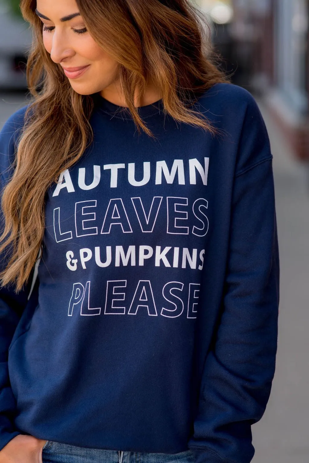 Autumn Leaves Graphic Crewneck