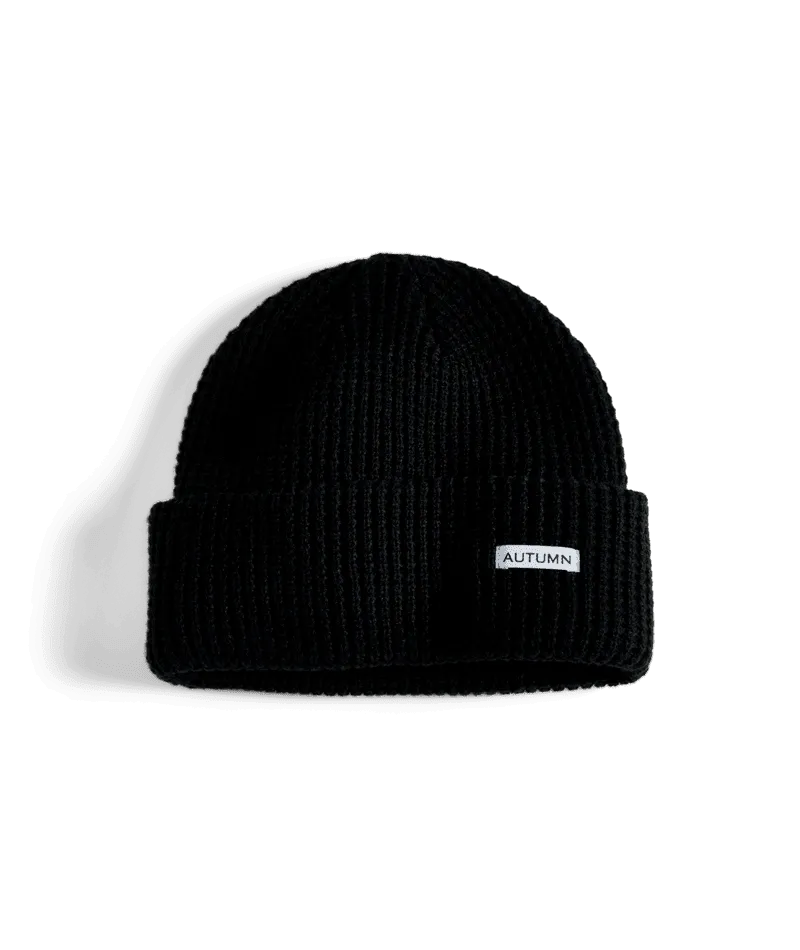 AUTUMN Select Waffle Beanie Black