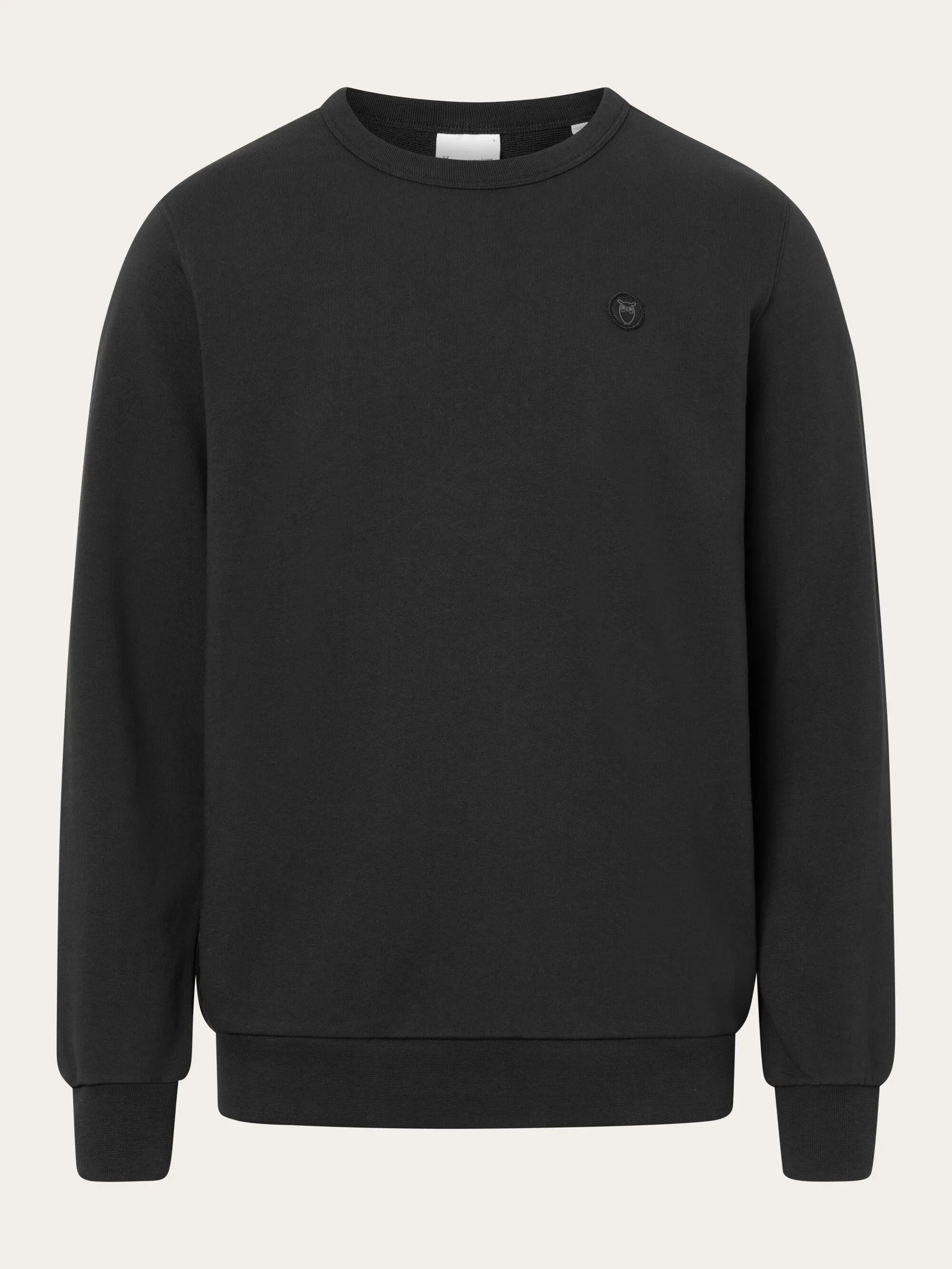 Basic badge sweat - Black Jet