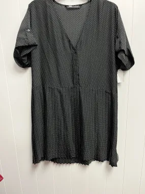 Black & White Dress Casual Short Zara, Size L