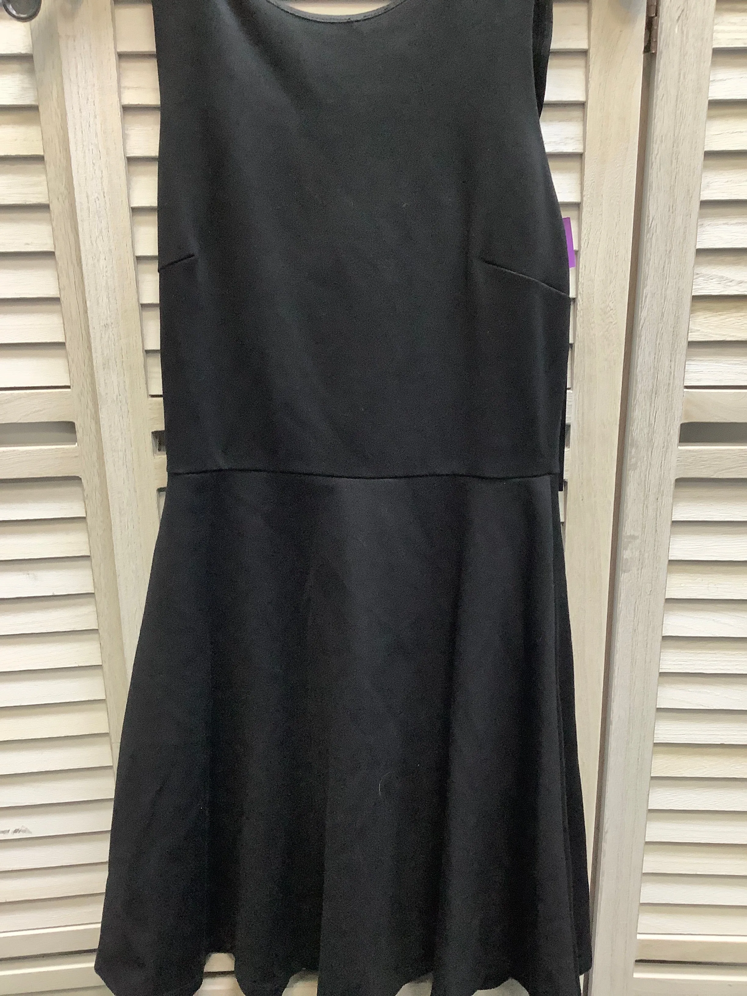 Black Dress Casual Midi Lulu, Size S