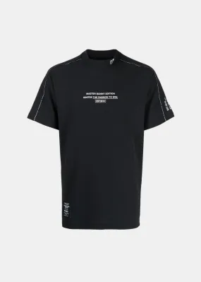 Black Ecopet T/R Honeycomb T-Shirt