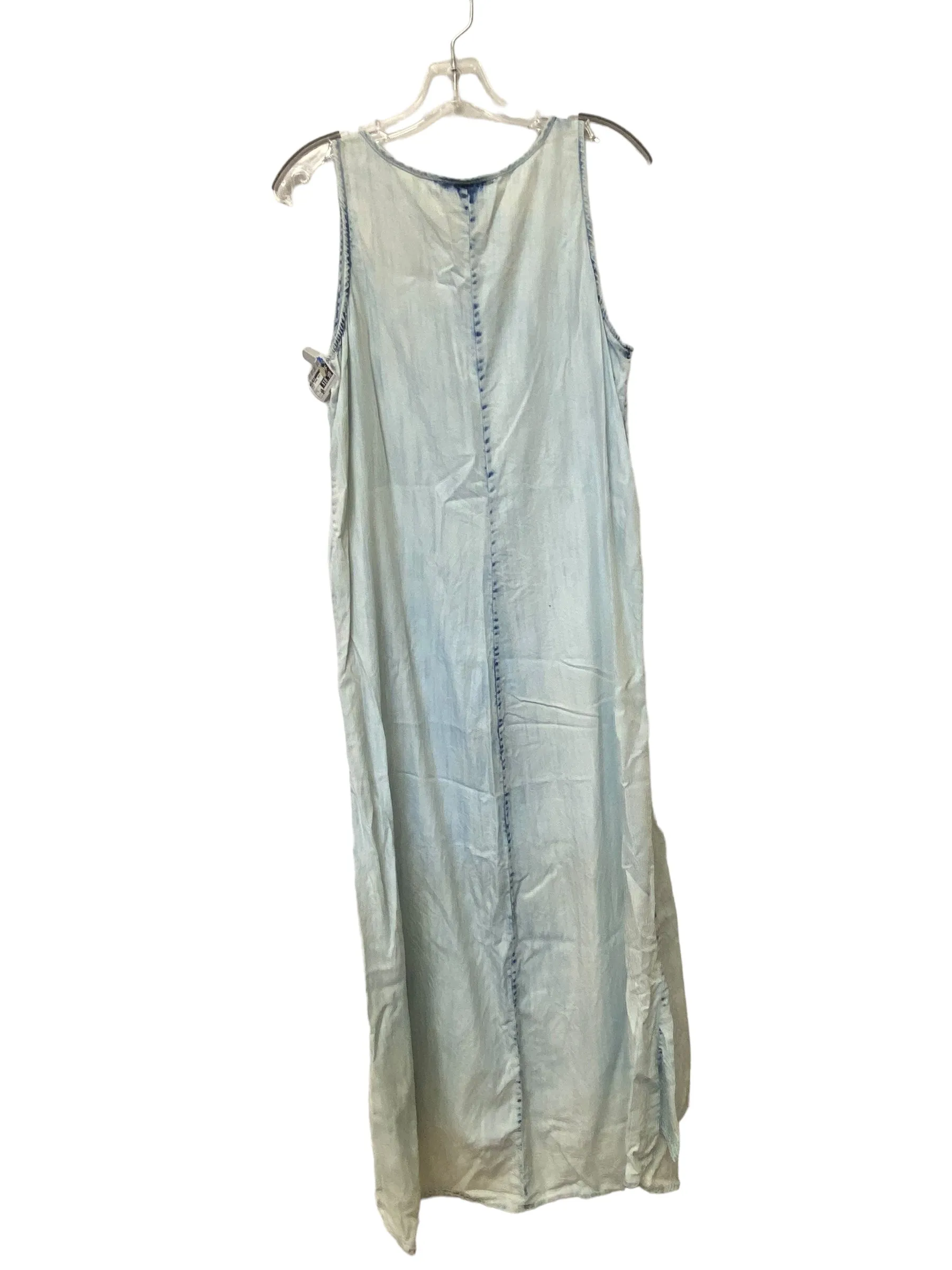 Blue Dress Casual Maxi Joan Vass, Size L