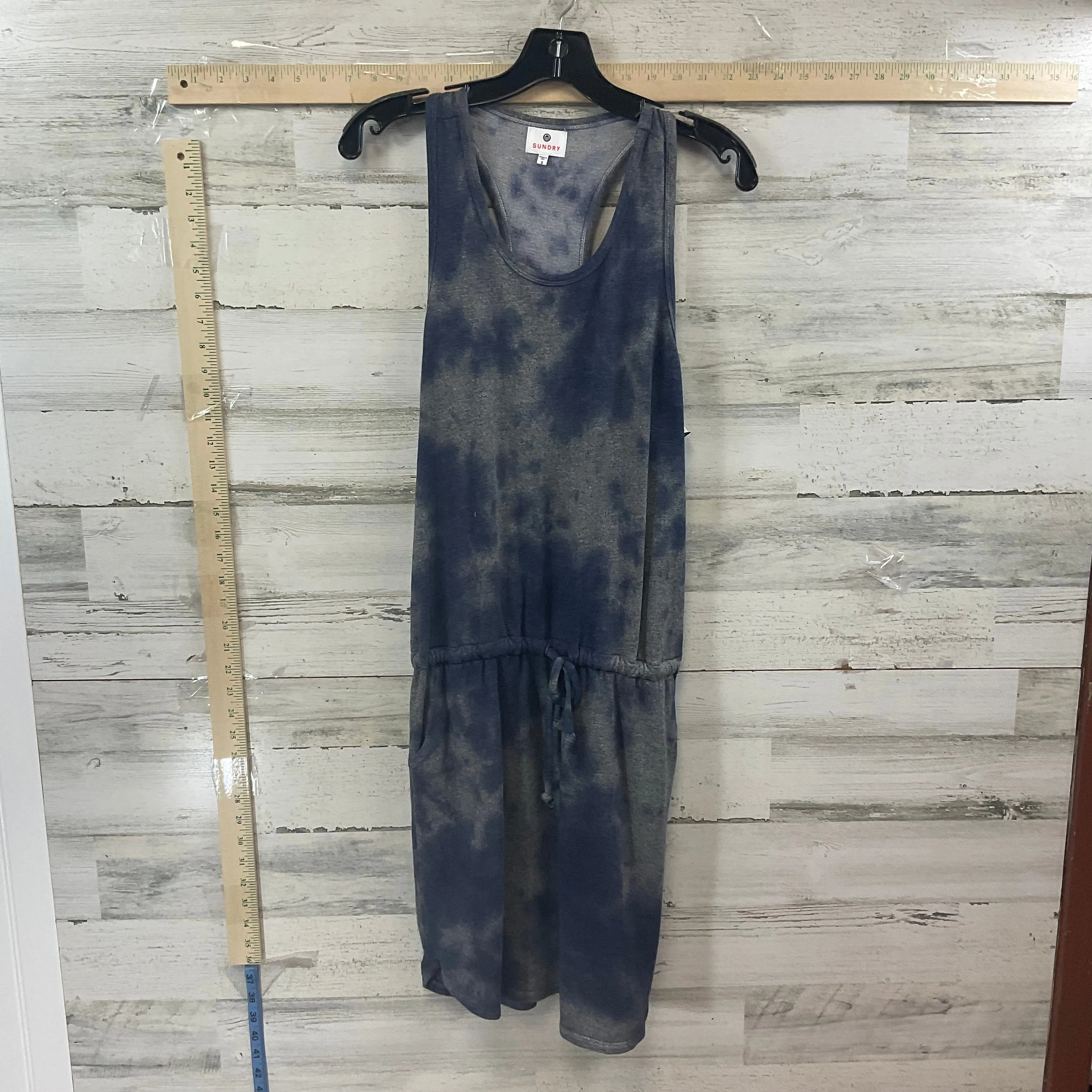 Blue Dress Casual Short Sundry, Size M