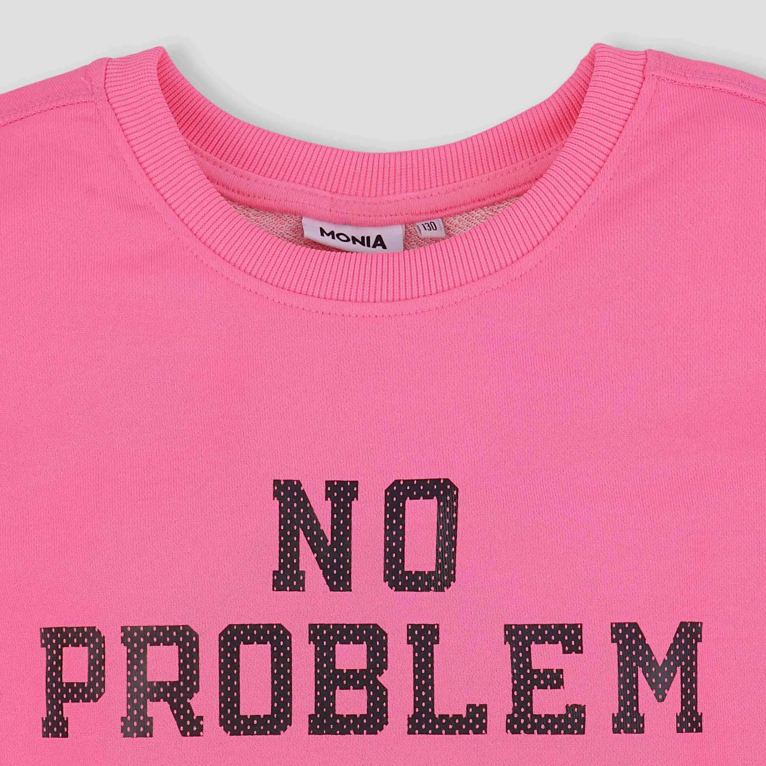 C1339 MNA No Problem Sharp Pink Sweat Shirt