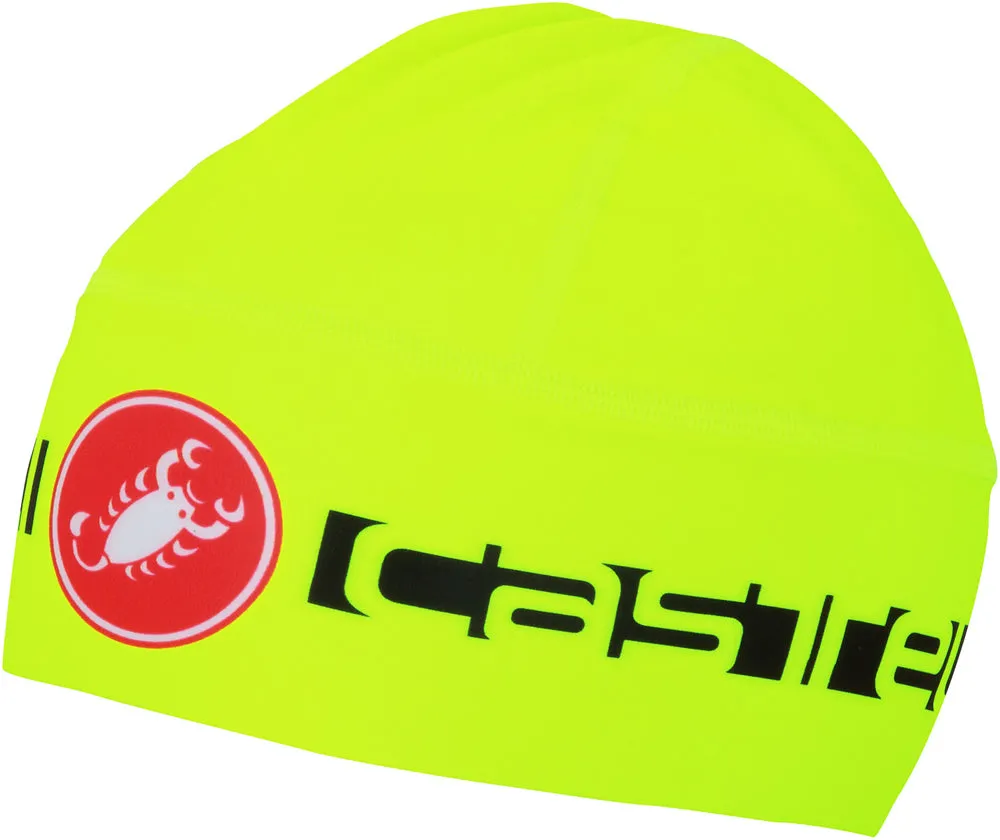 Castelli Winter Viva Thermo Skull Cap - Fluro Yellow