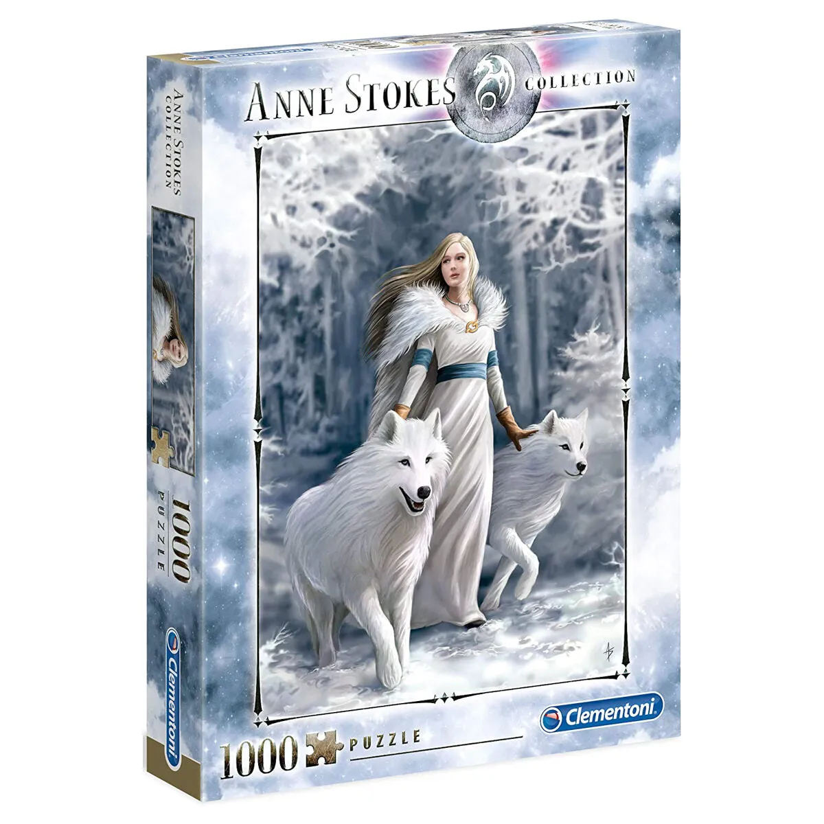 Clementoni Anne Stokes Collection Winter Guardians 1000 Piece Jigsaw Puzzle