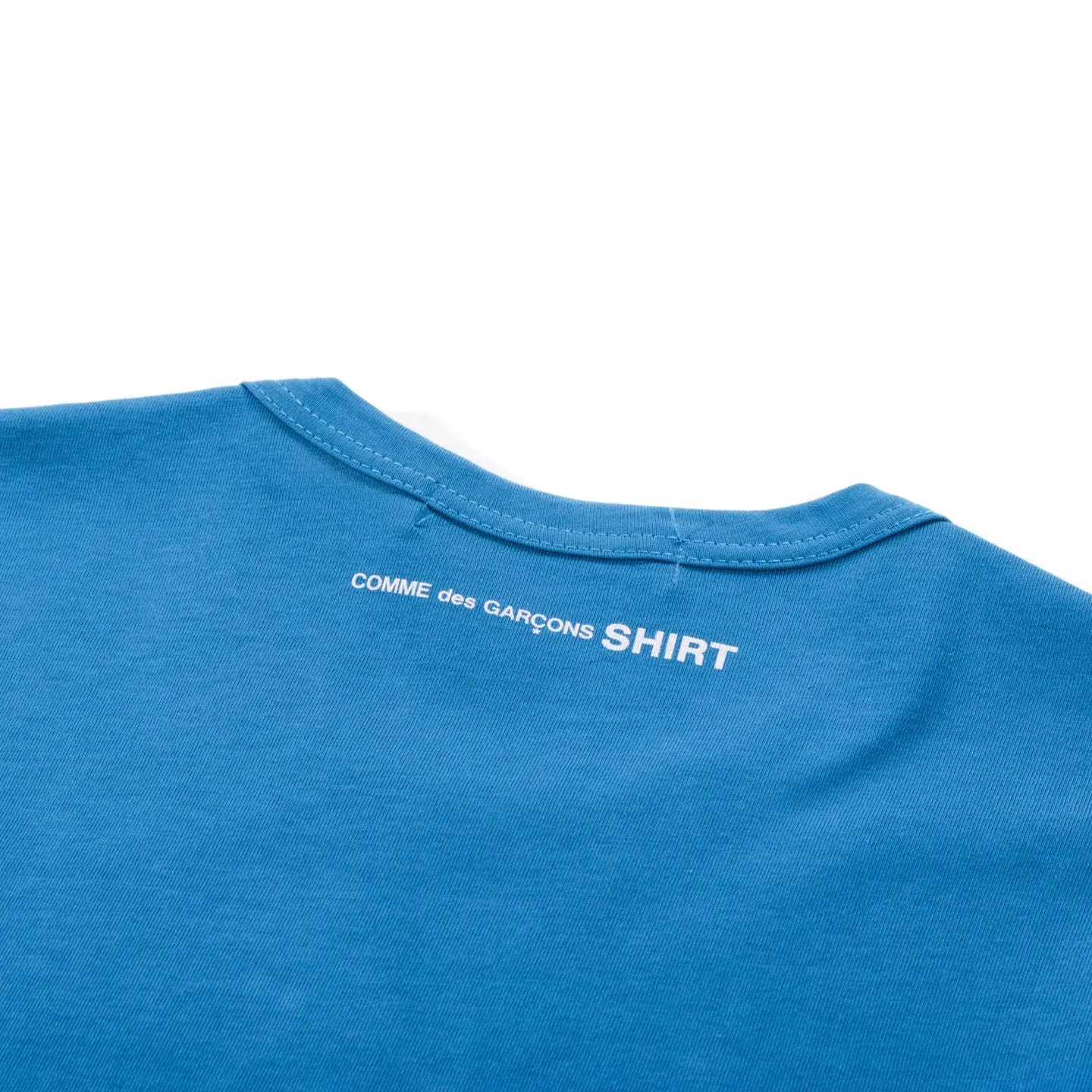 COMME DES GARCONS SHIRT T015 LONG SLEEVE T-SHIRT BLUE