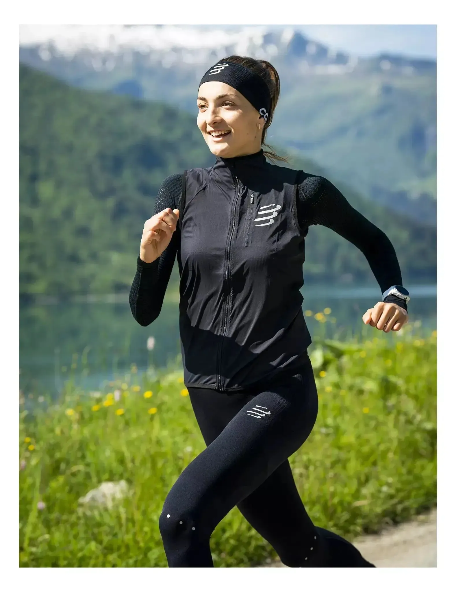 Compressport | Winter Running Legging | Dames | Black