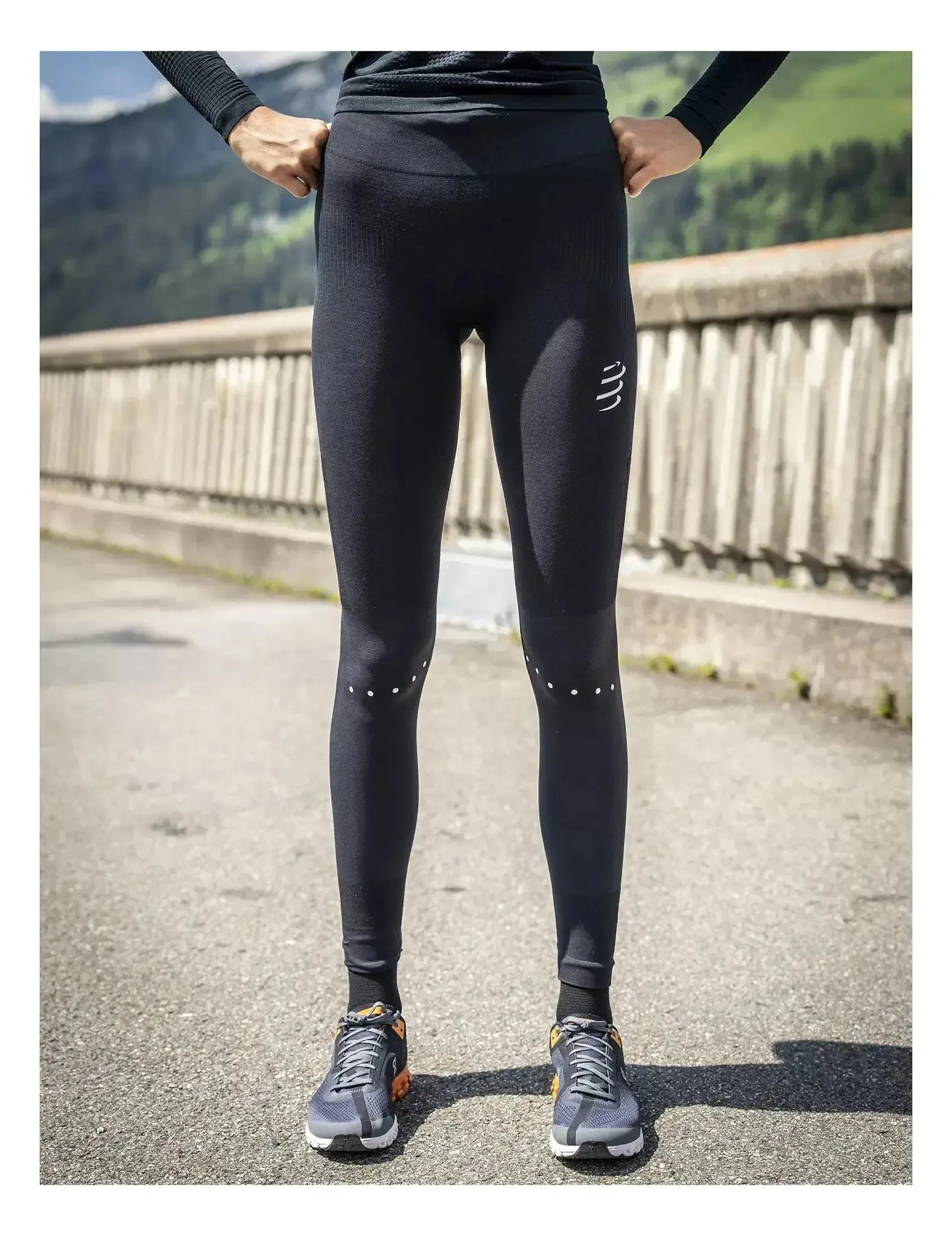 Compressport | Winter Running Legging | Dames | Black