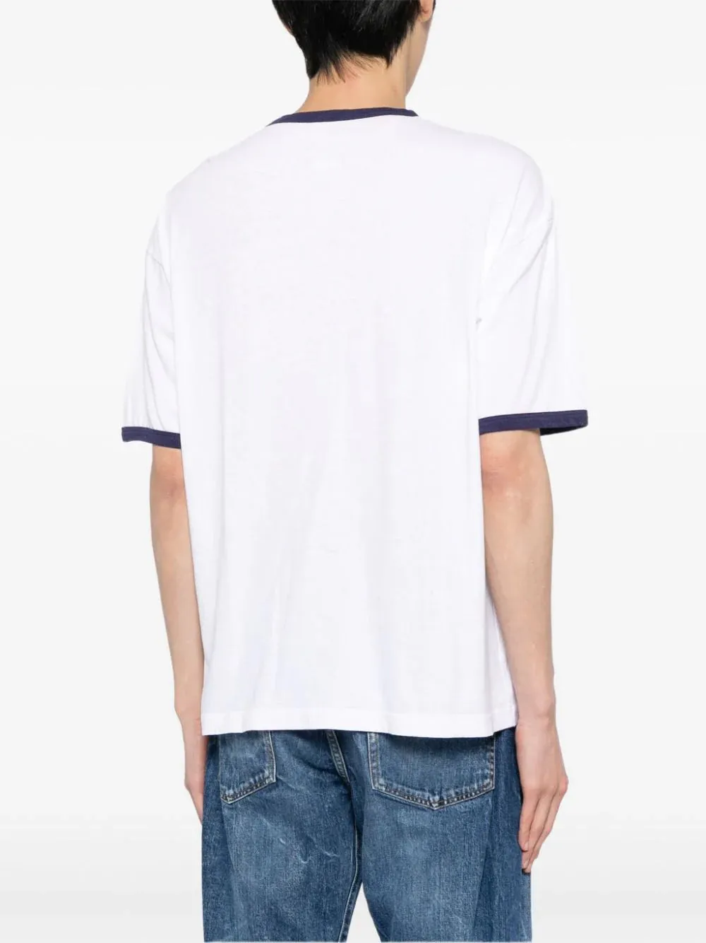 Contrast-Trimmed Short-Sleeve T-Shirt