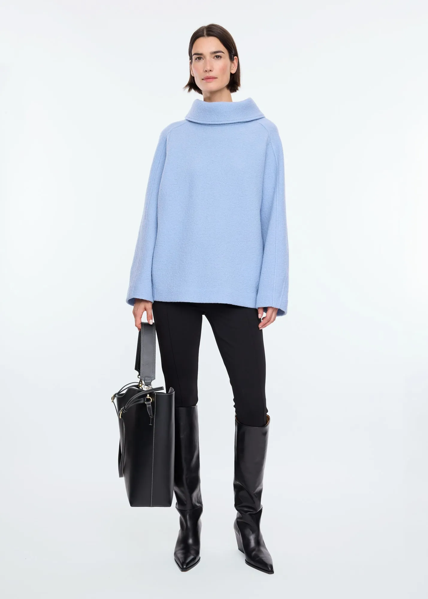 Curl wool oversized sweat