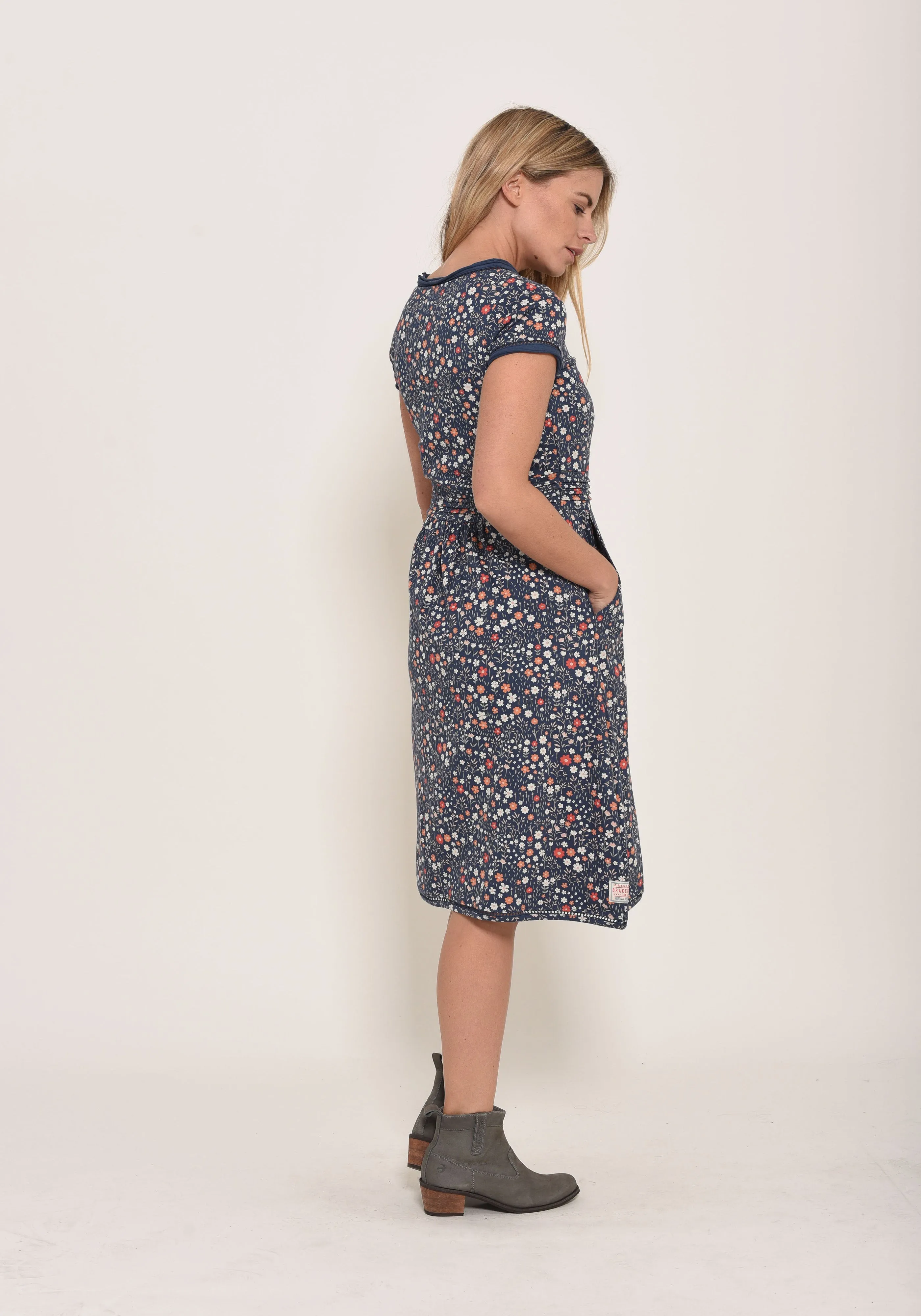 Ditsy Jersey Dress