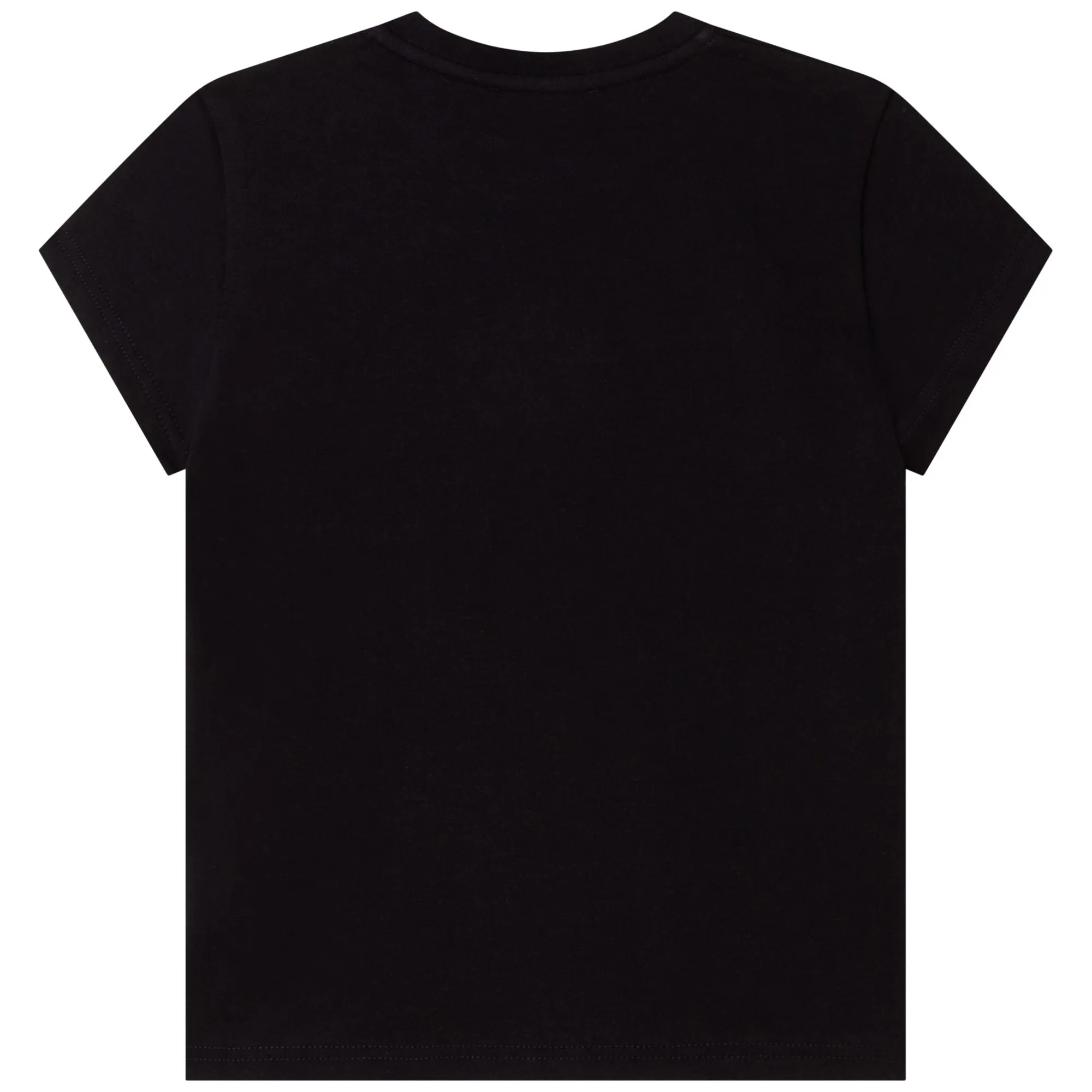 DKNY Girls Black Short Sleeved T shirt