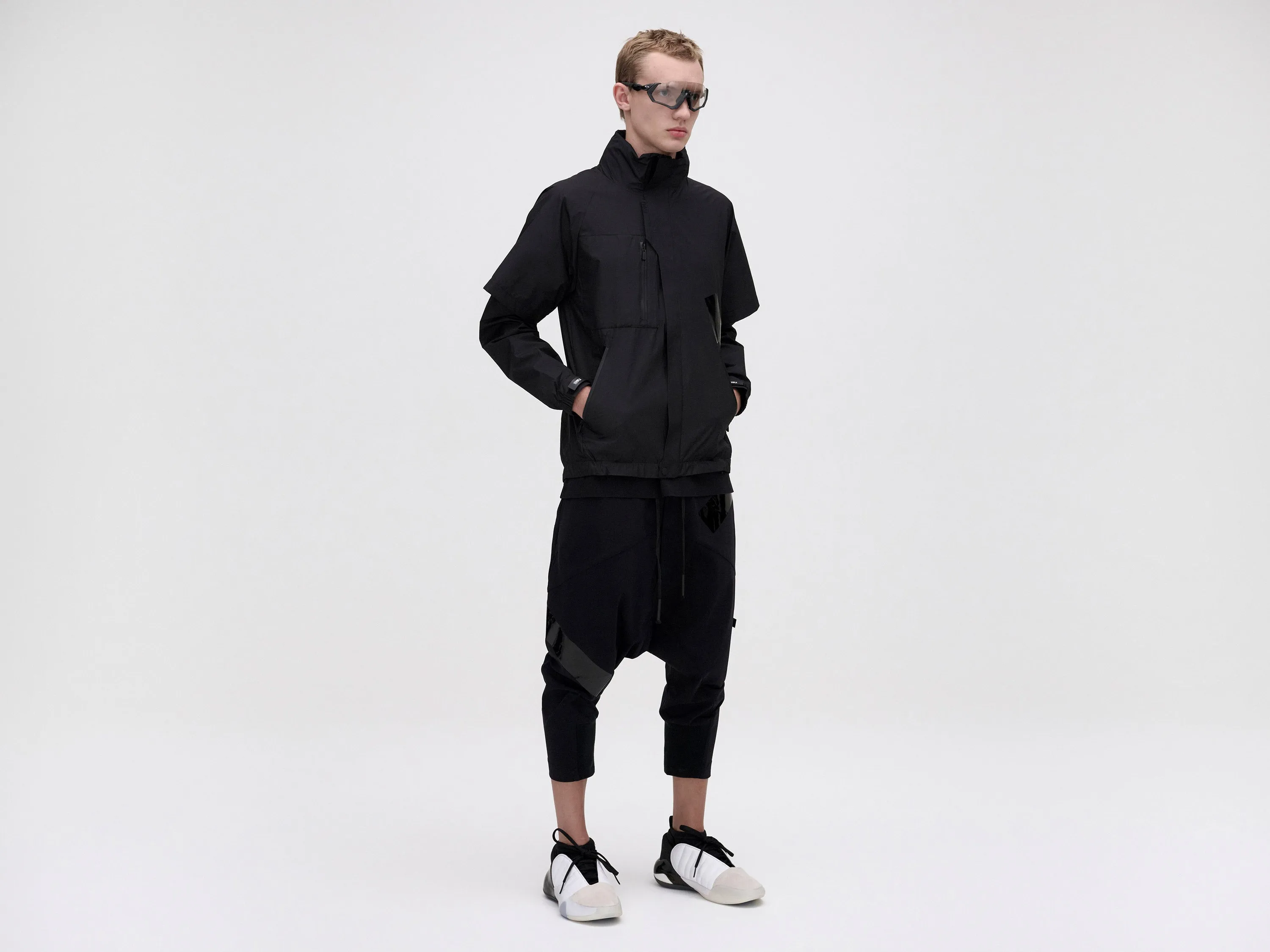 DROPPED SWEAT PANT - BLACK