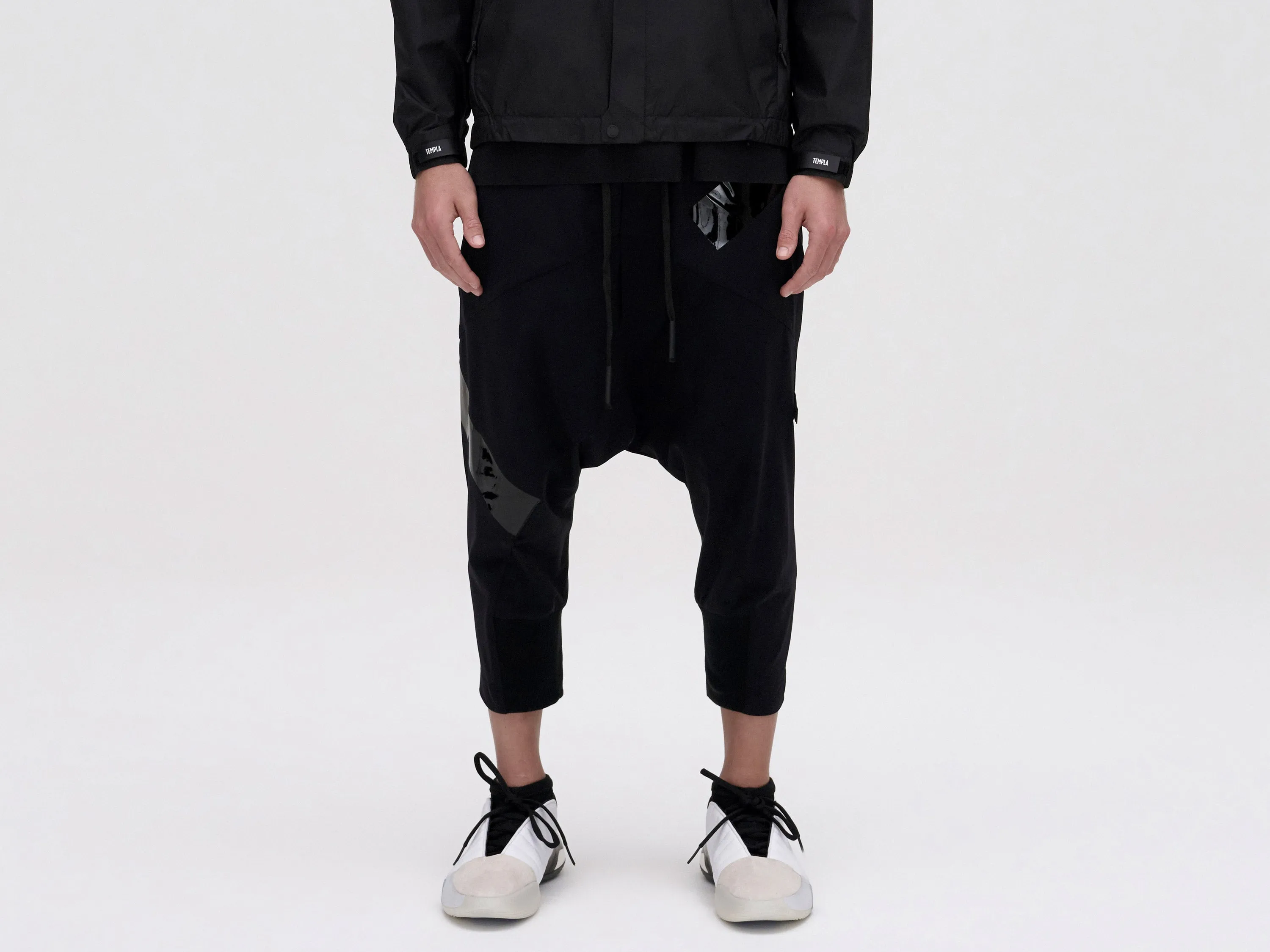 DROPPED SWEAT PANT - BLACK