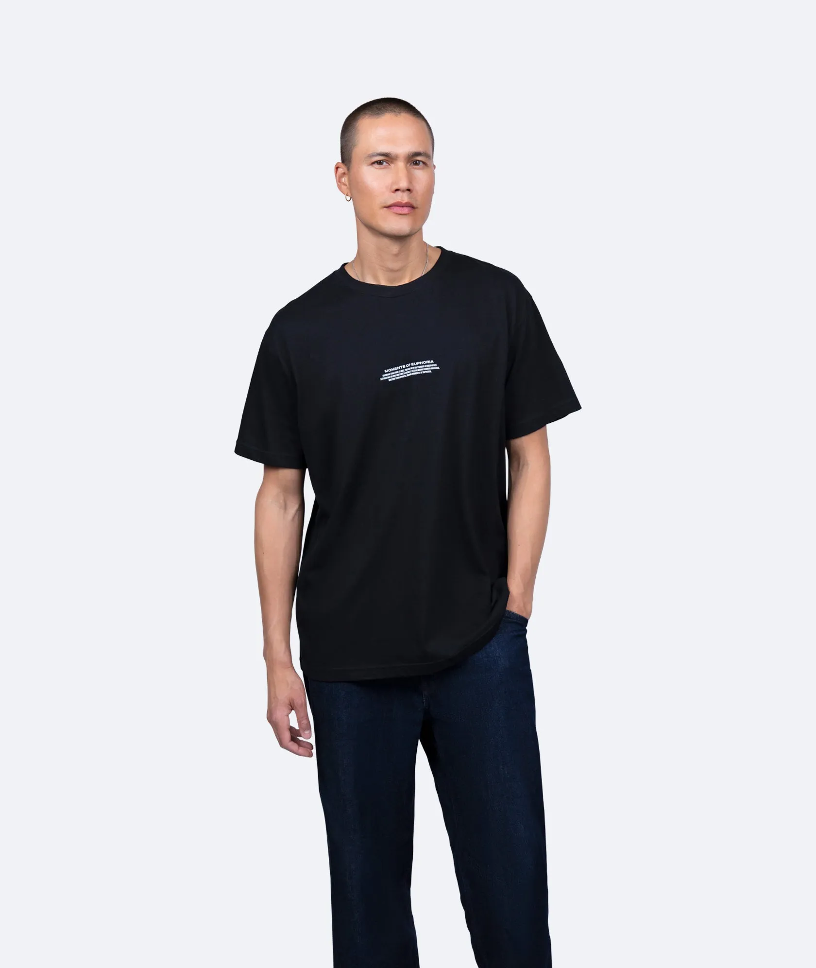 EUPHORIC T-SHIRT - BLACK