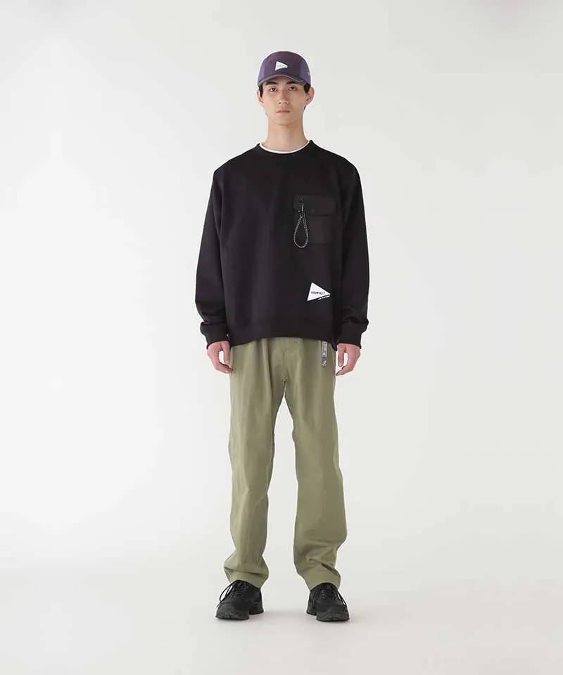 Gramicci x and wander Pocket Sweat Shirt