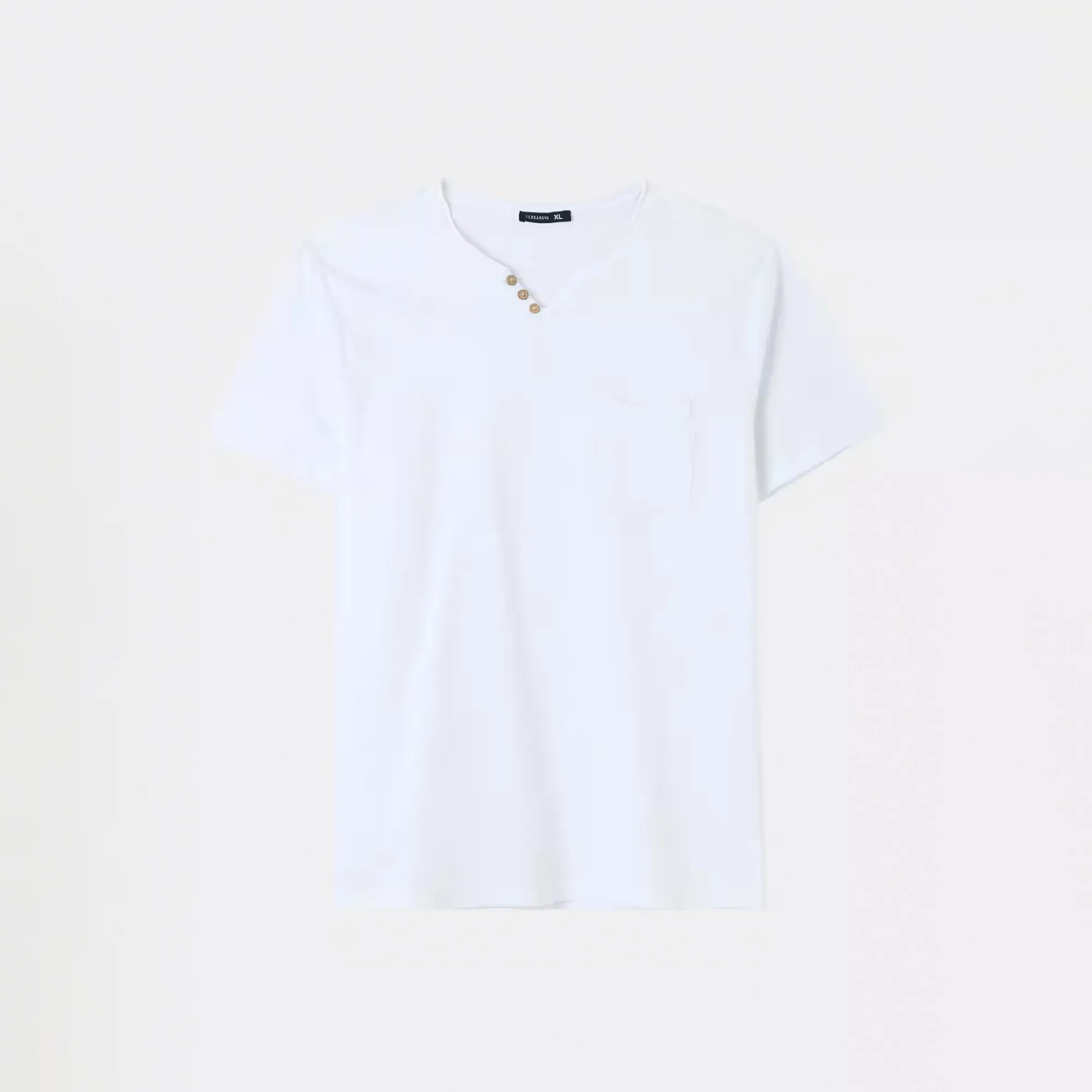 Henly Collar Short Sleeve T-Shirt