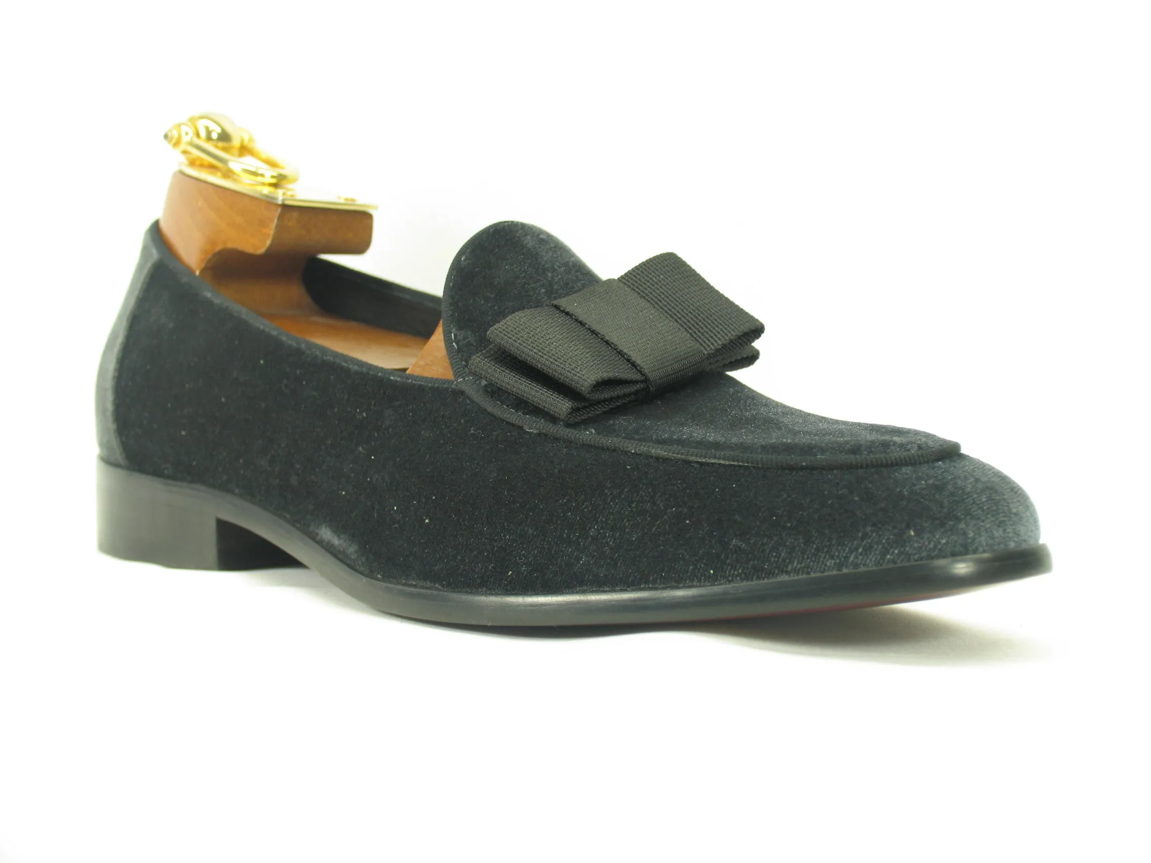 KS525-102V Carrucci Velvet Prom Loafer Emerald