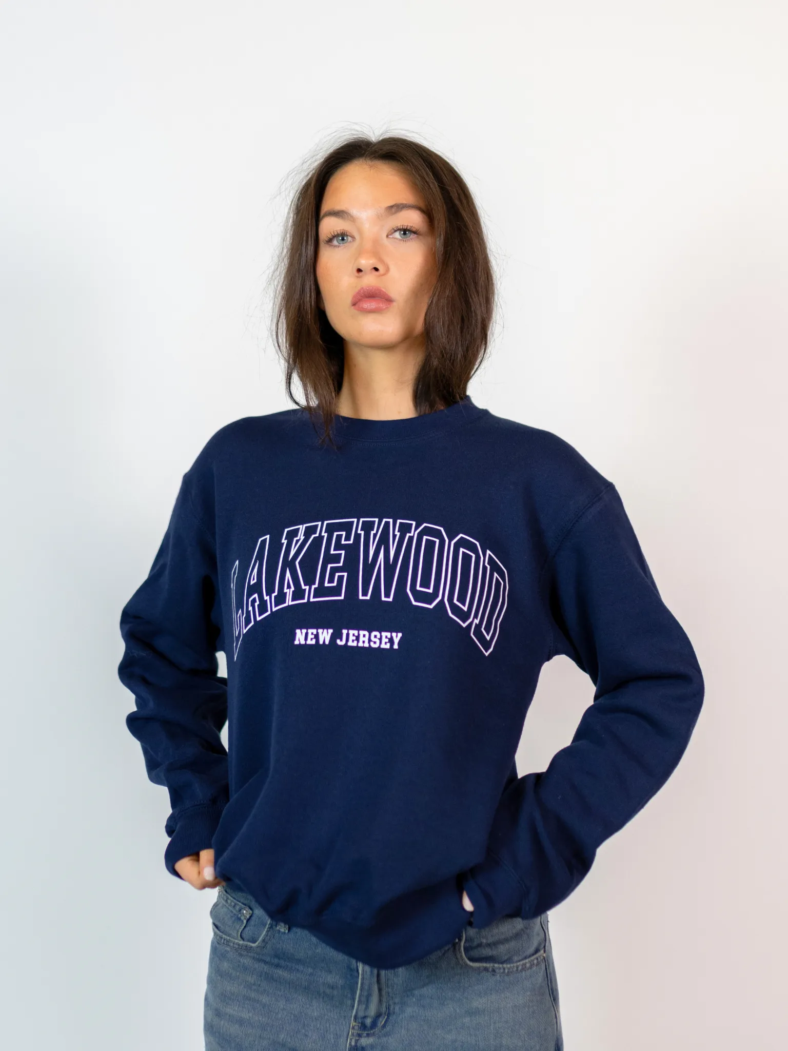 LAKEWOOD SWEAT  - NAVY