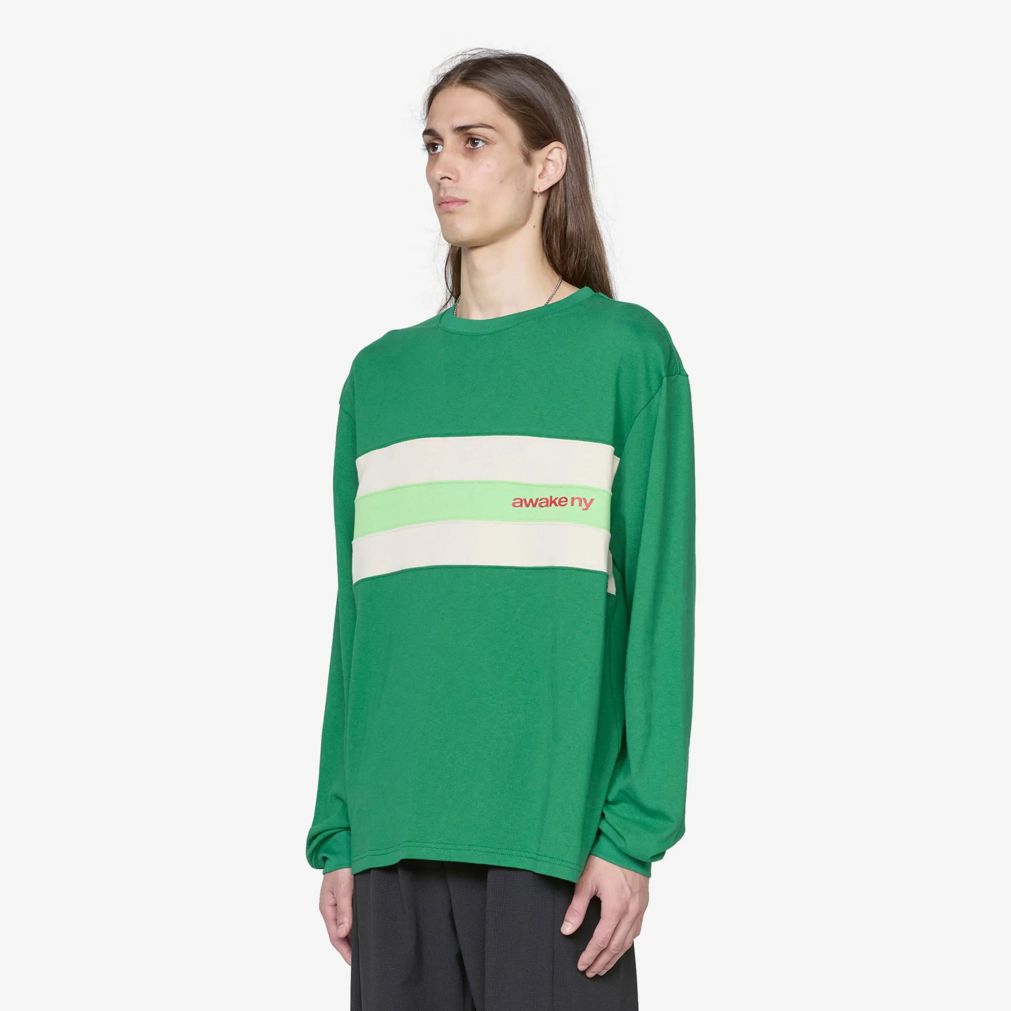 Longsleeve Stripe Shirt Green