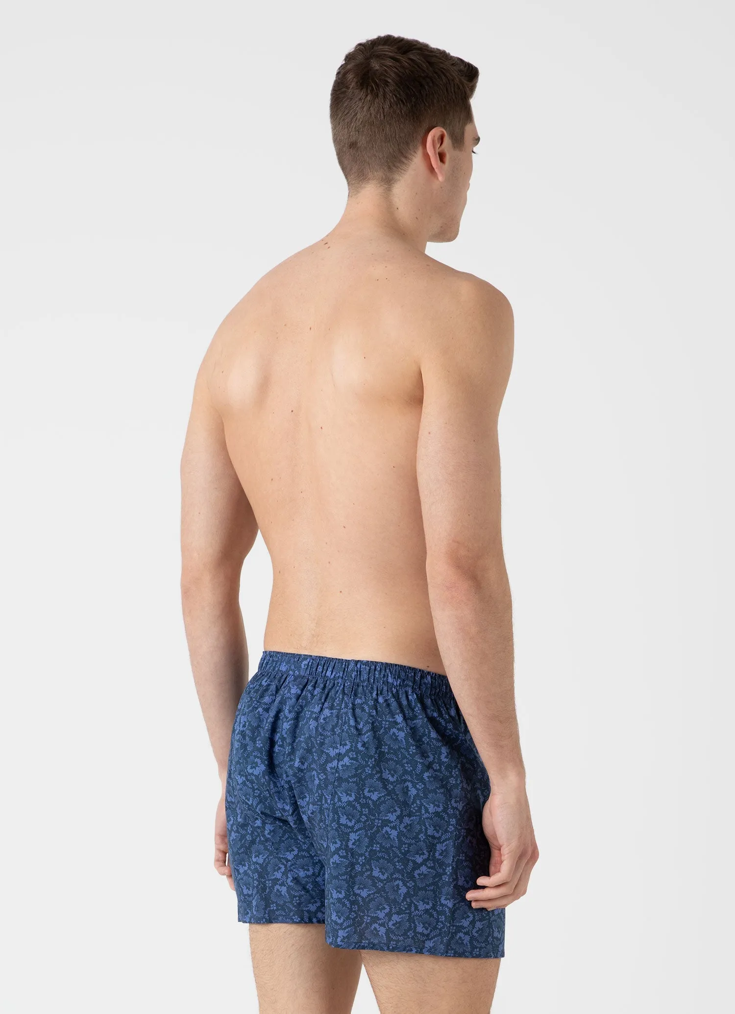 Men's Classic Boxer Shorts in Liberty Fabric in Autumn Breeze