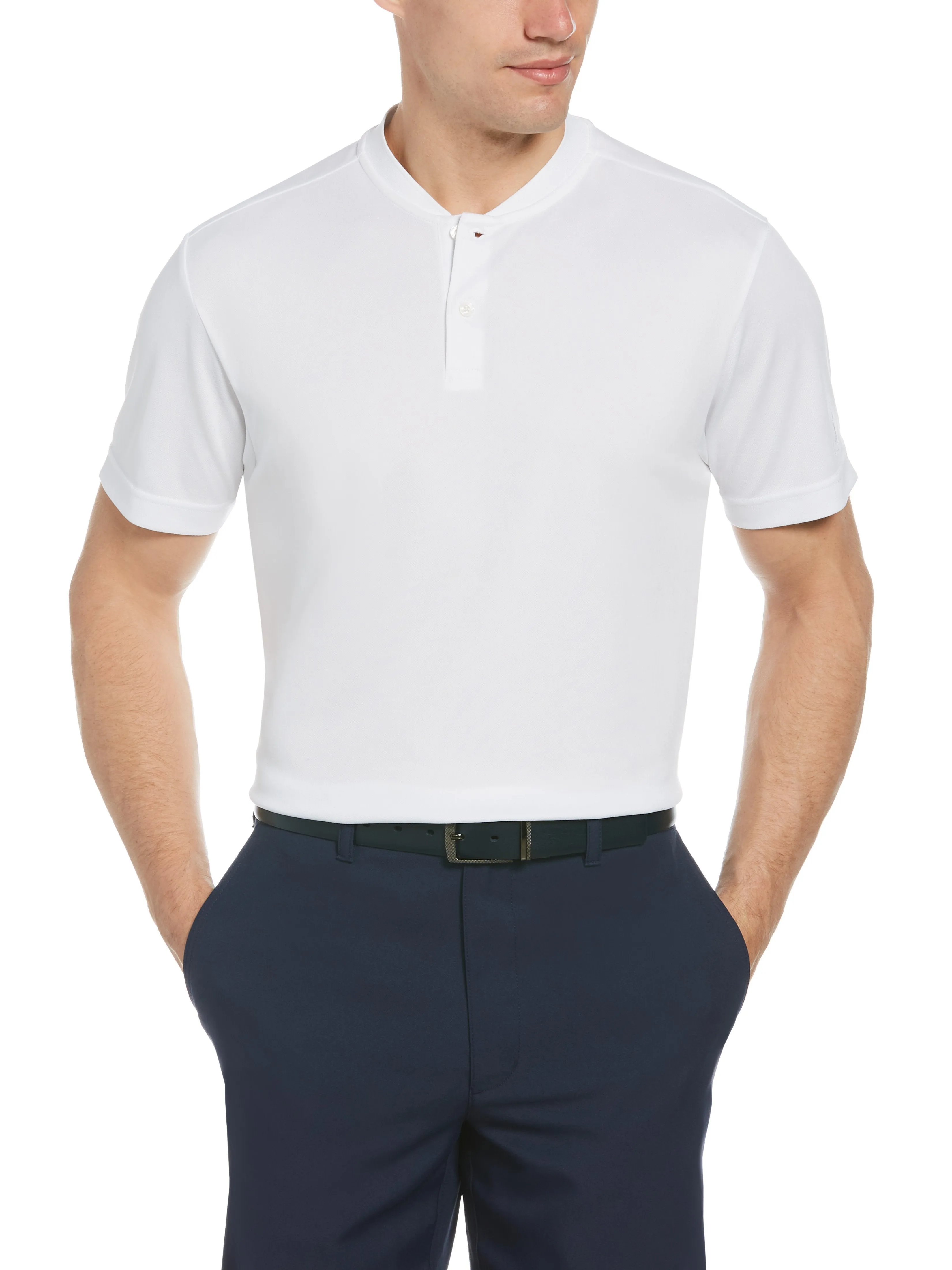 Men's Pique Polo with Casual Collar