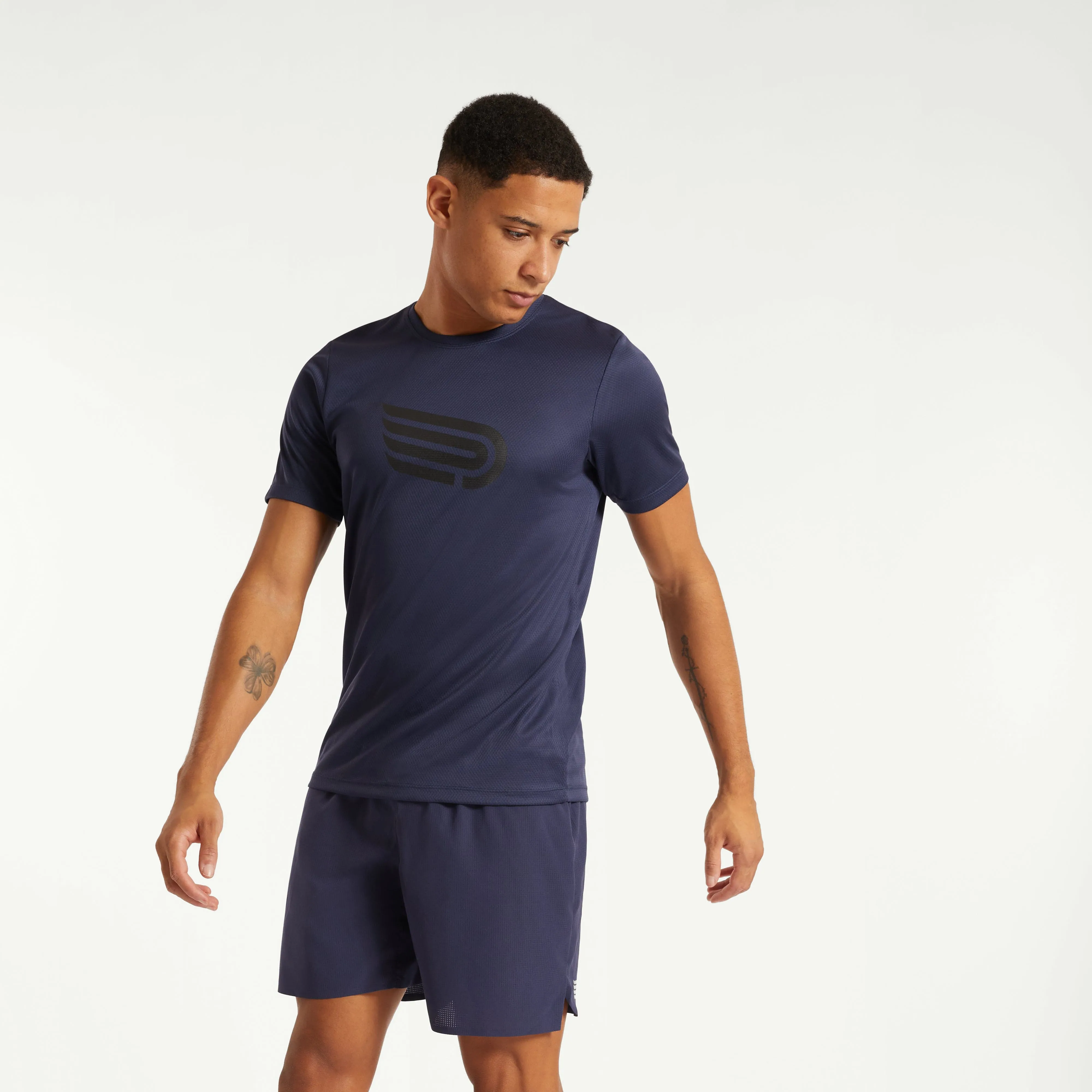 Men's Pressio Preform Short Sleeved Top - Navy-SS24