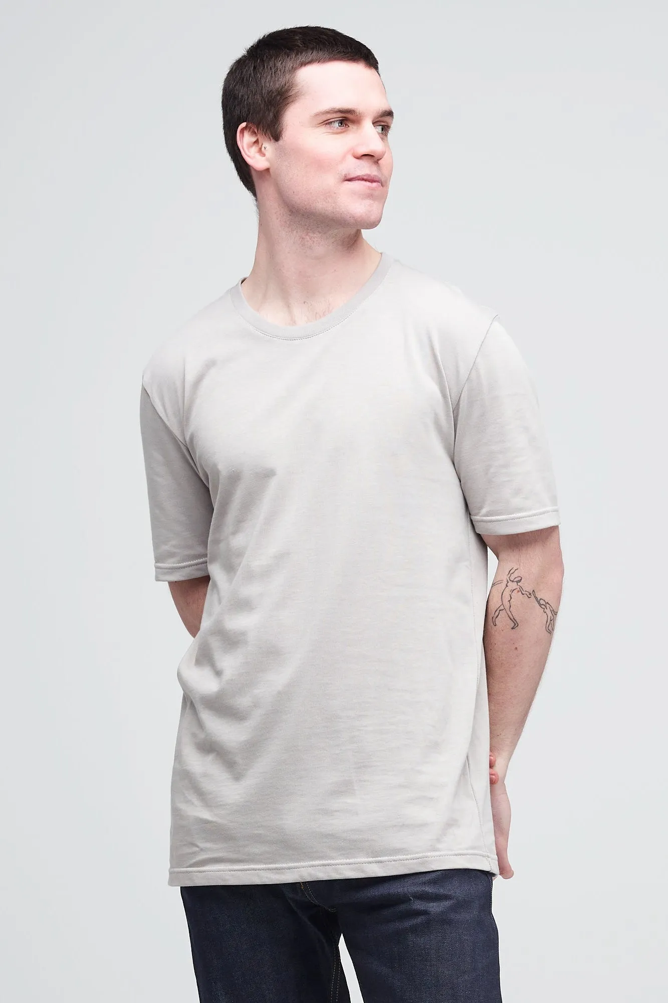 Men's Short Sleeve T Shirt - Stone