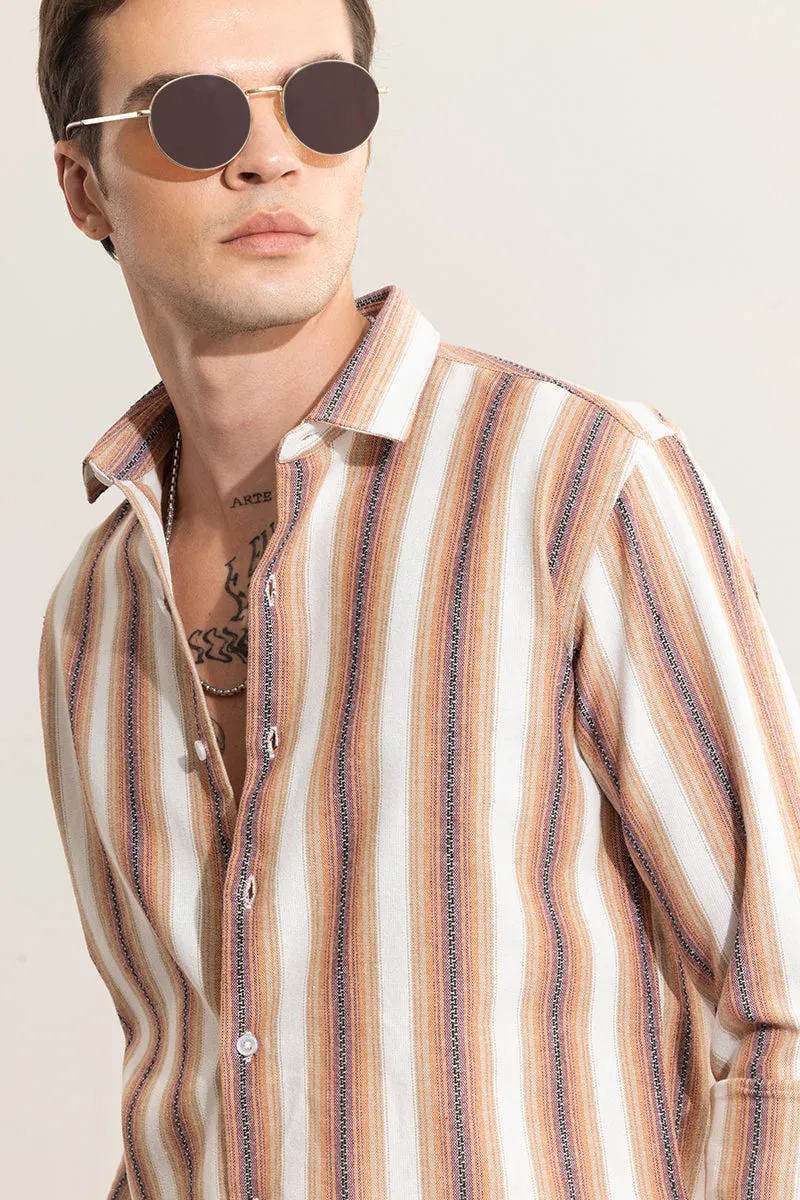 Mod Stripe Orange Shirt