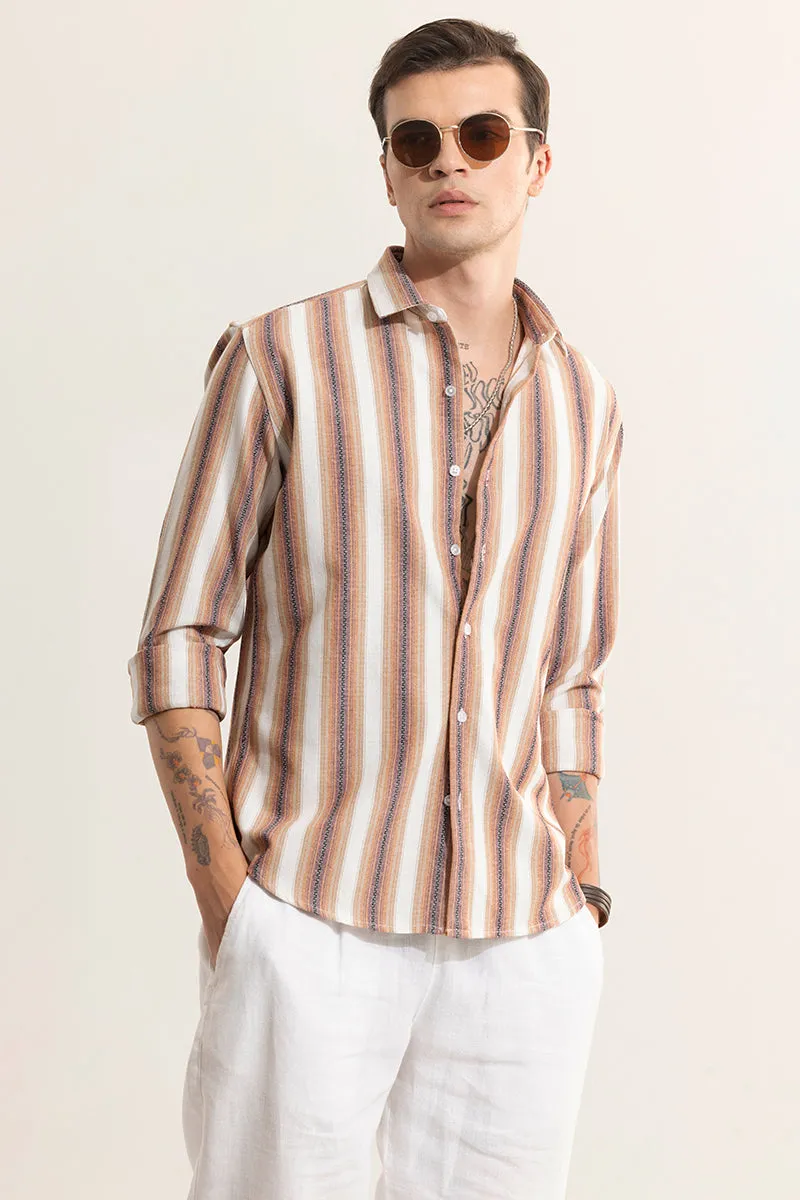 Mod Stripe Orange Shirt