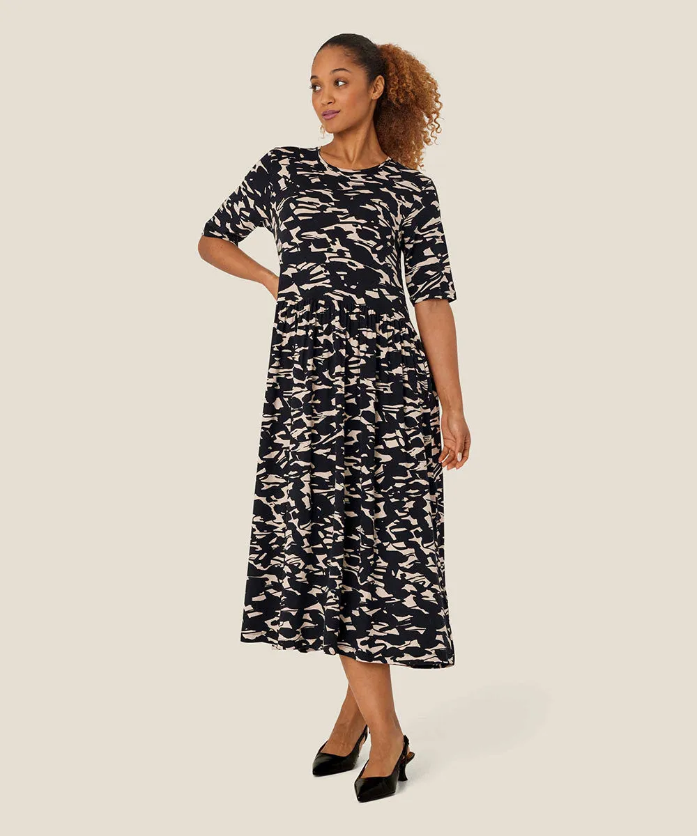 Nandu Printed Jersey Dress