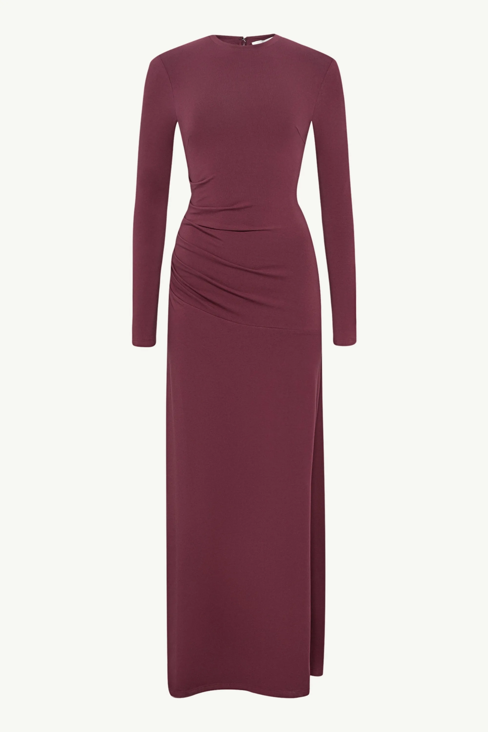 Natalie Rouched Jersey Maxi Dress - Port Royale