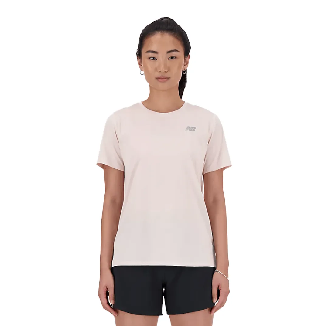 New Balance Women's New Sport Essentials Short sleeved Tee - Pink SS24