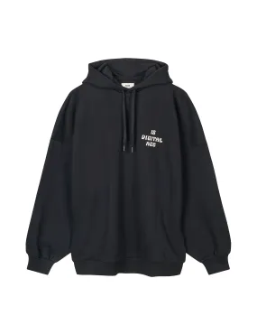 Organic Sweat Harvey Hoodie, Black