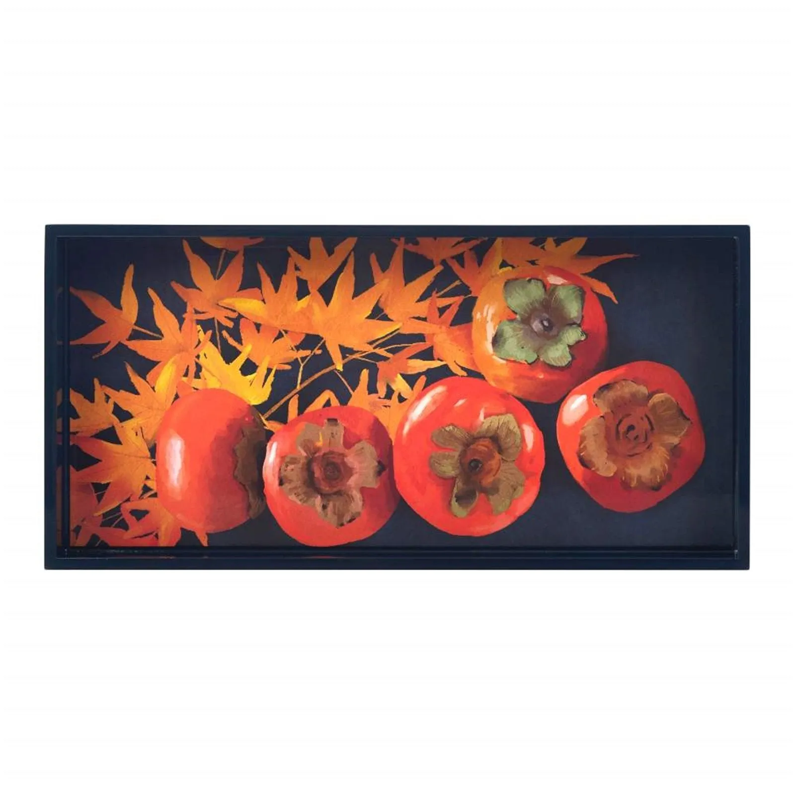 Persimmons Art Tray - 10x20 Autumn Design