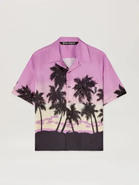 PINK SUNSET BOWLING SHIRT