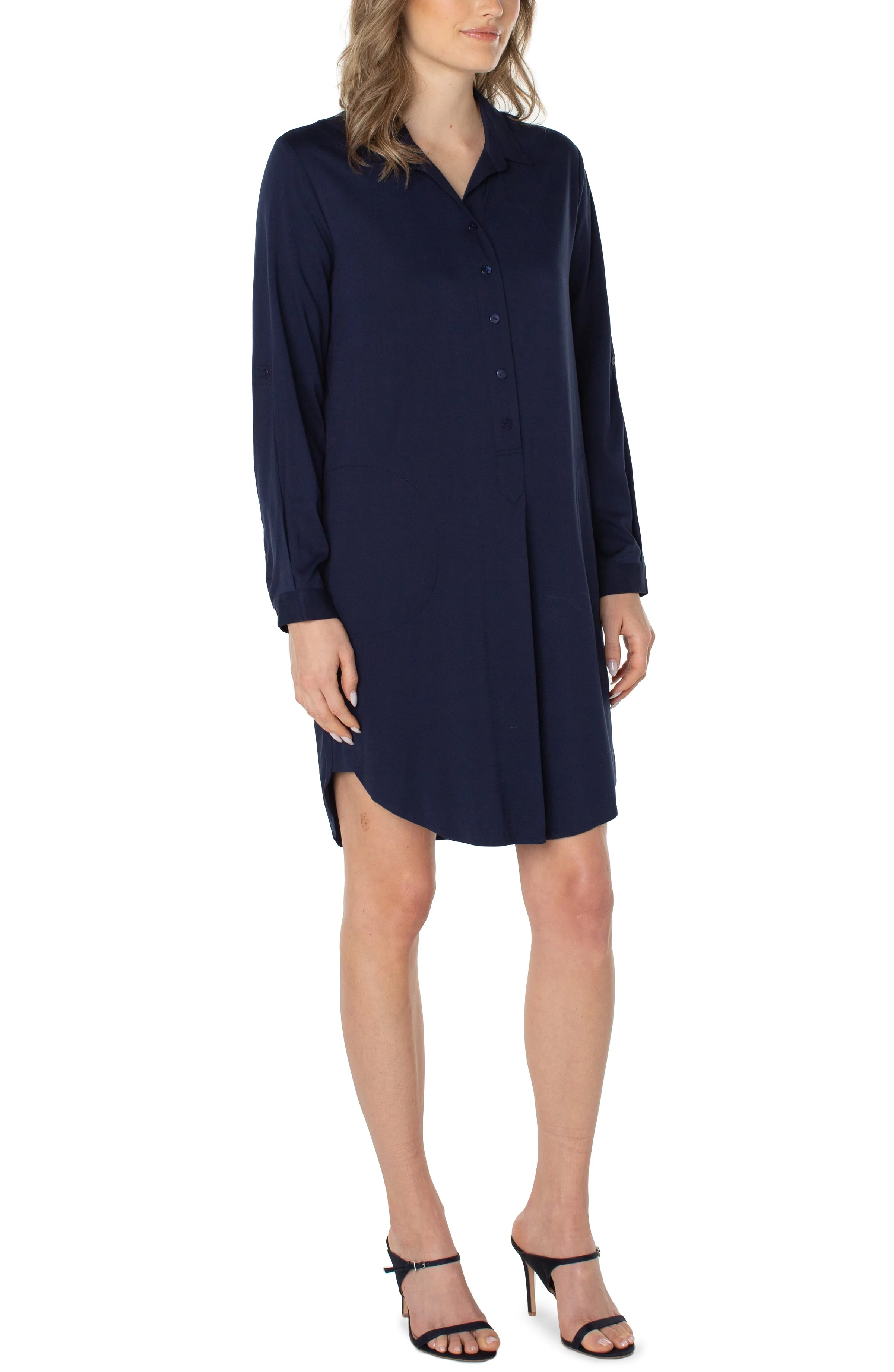 POPOVER SHIRT DRESS