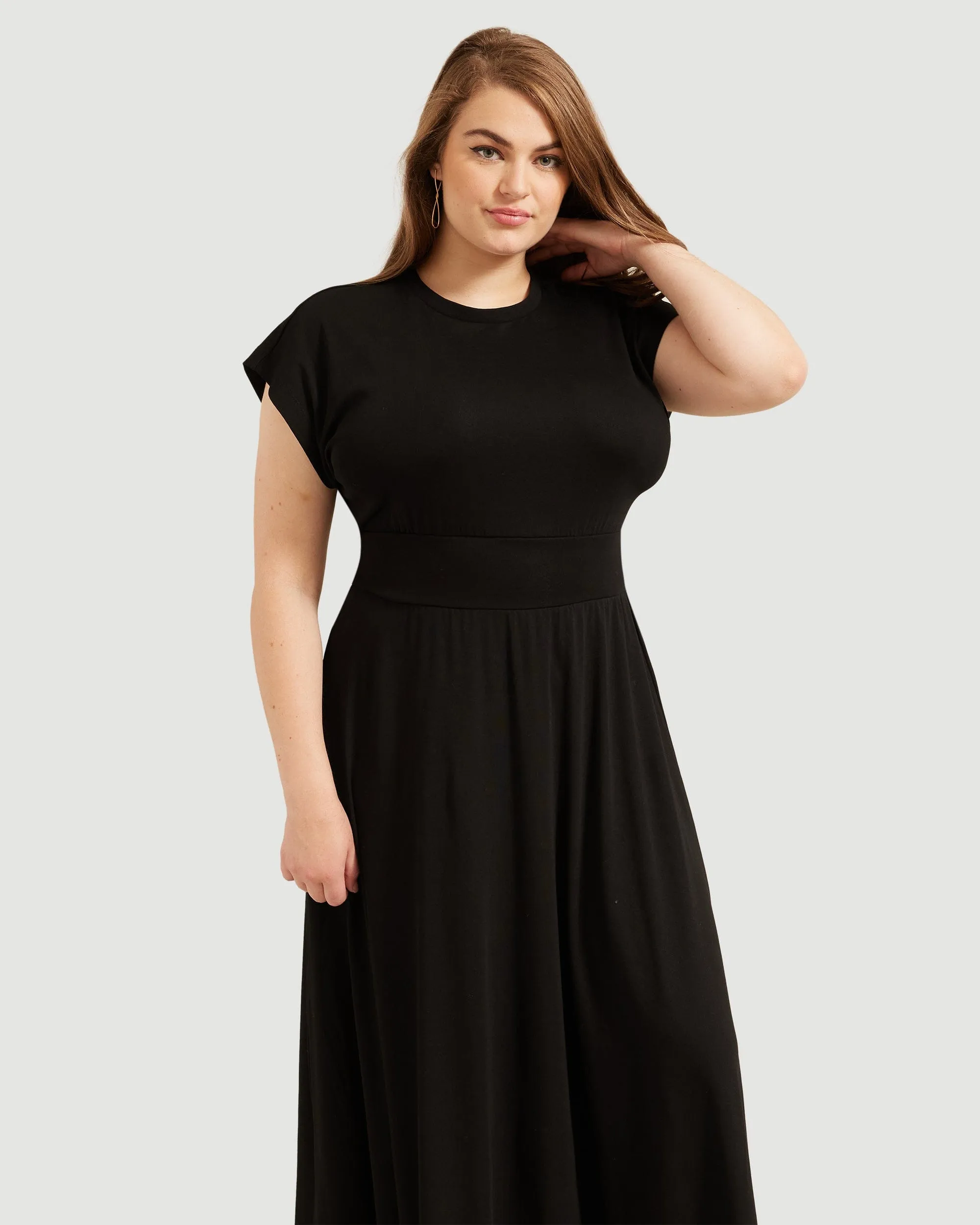 Prima Jersey Midi Dress